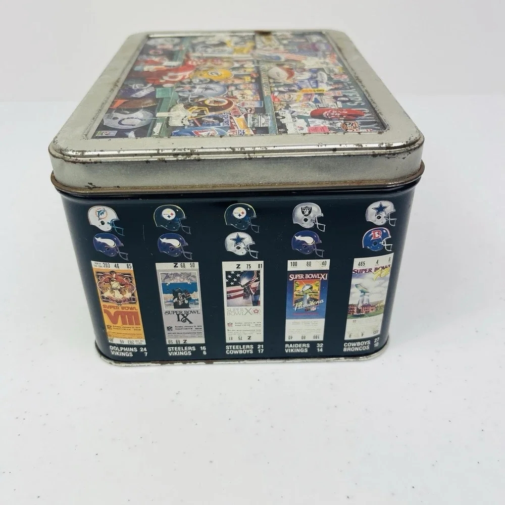 Team NFL Limited Edition Super Bowl XXV Commemorative Tin 1990